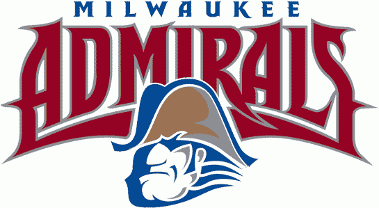 Milwaukee Admirals 1997 98-2000 01 Primary Logo vinyl decal